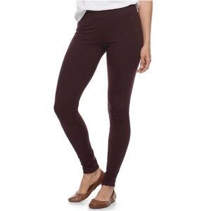 NEW-SONOMA Good For Life Mid Rise, Slim Thru Hip and Thigh leggings Large Petite